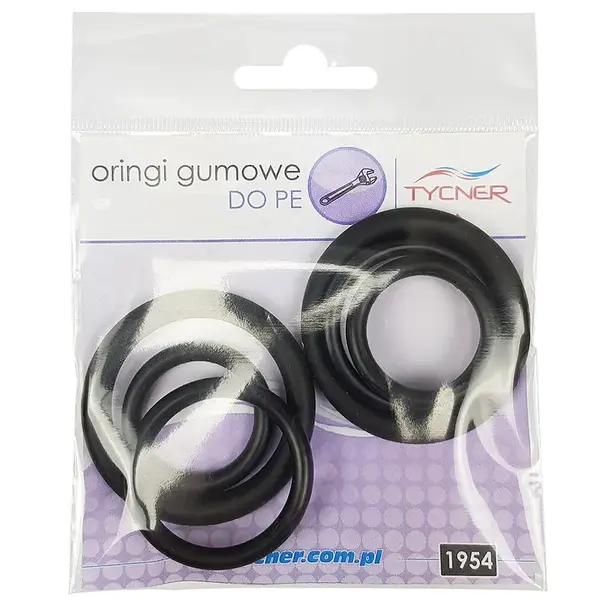 Gumene O-krúžky do PE 6 ks