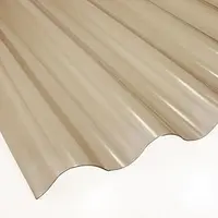 Vlnitá deska PVC 2000 x 900 x 0,8 mm kouřová