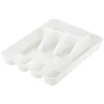 5-dielna nádoba na príbor, prírodná priehľadná, 33,5x26,5x5