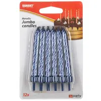 Narodeninová sviečka Jumbo My Party 12 ks