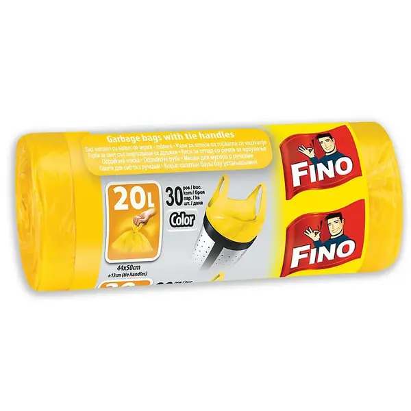 Vrecia na odpad farebné 20 L 30 ks
