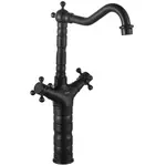 Baterie kuchyňská umyvadlová Rea Rustico černá patinovaná