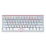 Marvo KG962G WH EN - R, klávesnice US, herní, mechanická typ drátová (USB), bílá, RGB, červené spínače