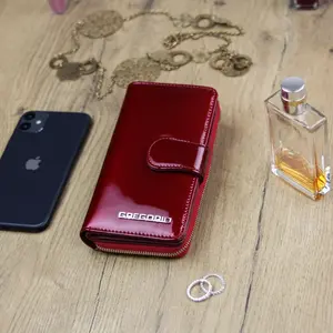 Dámská kožená peněženka červená - Gregorio Matilda