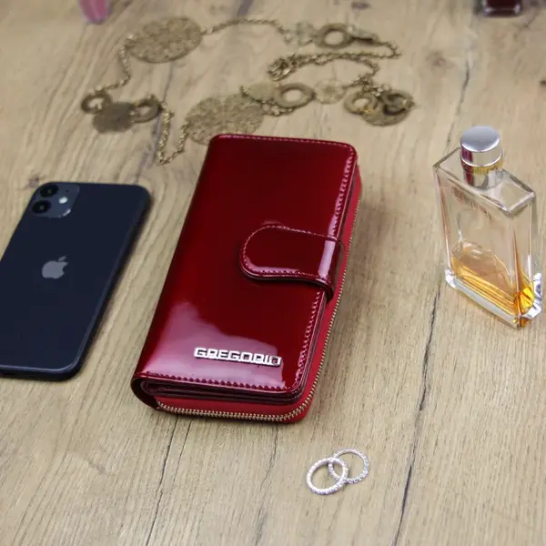 Dámská kožená peněženka červená - Gregorio Matilda