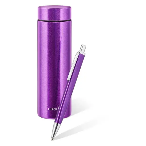 Lurch Termo láhev do kabelky 0,3l + Staedtler propiska lila 66444000 limitovaná edice