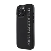 Zadní kryt Karl Lagerfeld 3D Rubber Glitter Logo Karl pro Apple iPhone 15 Pro, černá