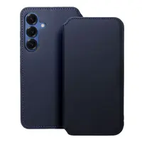 Flipové pouzdro Dual Pocket pro Samsung Galaxy S25+, modrá