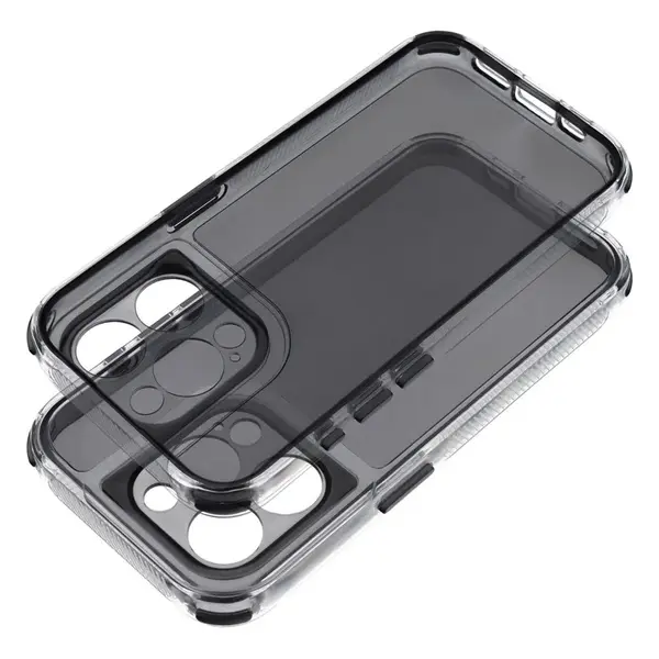 Zadní kryt MATRIX CLEAR Case pro Apple iPhone 15 Pro, černá