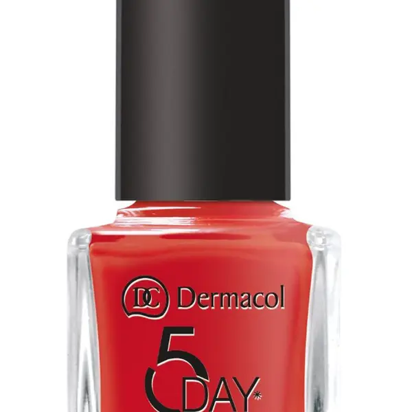 Dermacol Lak na nehty 5 Days Stay č. 21 Monroe Red 11 ml