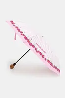 Deštník Moschino růžová barva, 8712