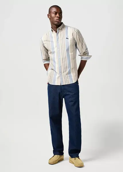 Pánské džíny WRANGLER FRONTIER RINSED NIGHT 112364502 Velikost: 36/32