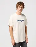 Tričko pro muže WRANGLER LOGO TEE WHITE 112350523 Velikost: M