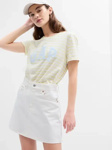 GAP Dámské Pruhované tričko s logem 616788-00 Velikost: XS