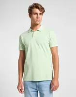 Tričko s límečkem LEE Garment Dye Polo in Soft Sage 112363860 Velikost: M