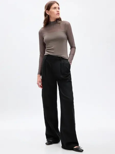 GAP Dámské Průsvitný top s dlouhým rukávem 824343-01 Velikost: XL