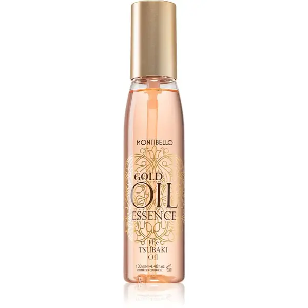 Montibello Gold Oil Tsubaki Oil hydratačný a vyživujúci olej na vlasy na ochranu farby 130 ml
