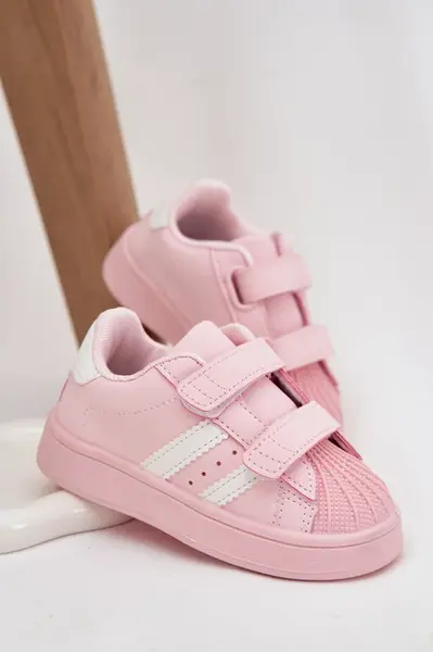 Boto Detské Športové Topánky Tenisky Z Eko Kože Ružové Renel