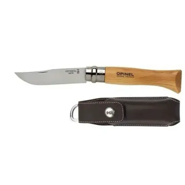 Opinel VRI N°08 Carbon + pouzdro viz obrázek Zavírací nůž