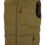 Husky Deep M S, dk. khaki Pánská péřová vesta na zip