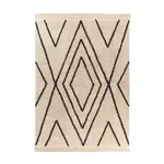 KOBEREC, 80/150 cm krémová, černá