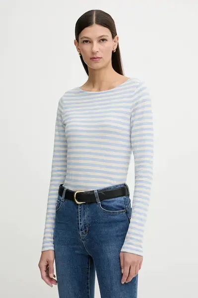 Bavlnené tričko s dlhým rukávom Marc O'Polo