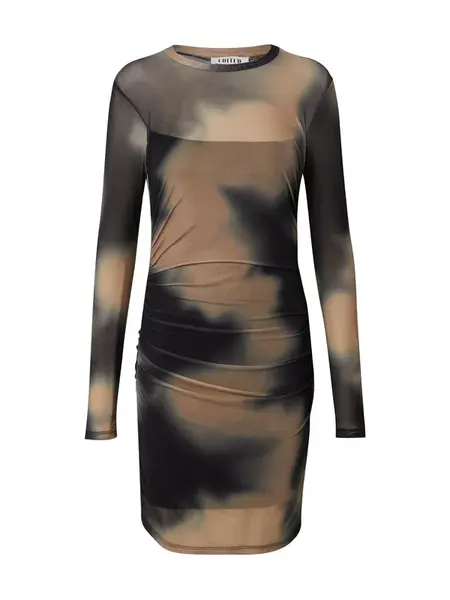 EDITED Šaty 'Bettina'  hnedá / čierna