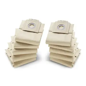 Kärcher Papírové filtrační sáčky, 10 ks, T 7/1, T 9/1, T 10/1, 10 Kusy, T 7/1, T 9/1, T 10/1