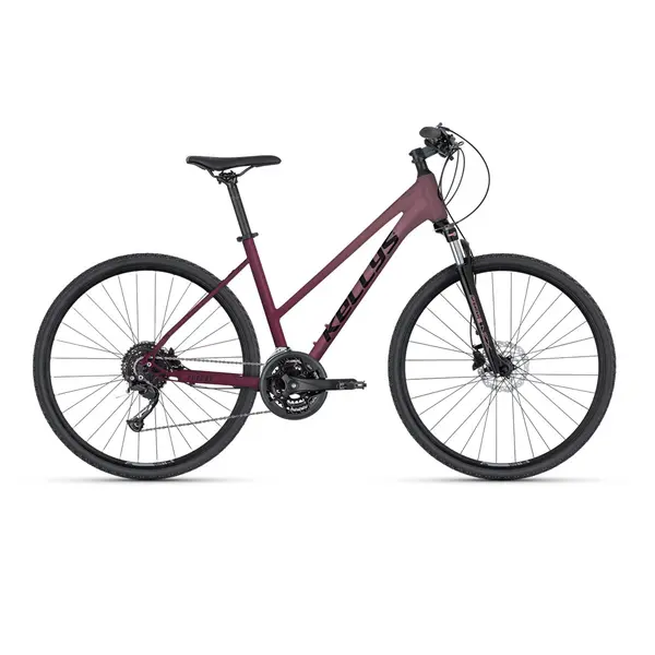 Dámské crossové kolo KELLYS PHEEBE 20 28" - model 2025 S (17", 155-170 cm) Rosy Red