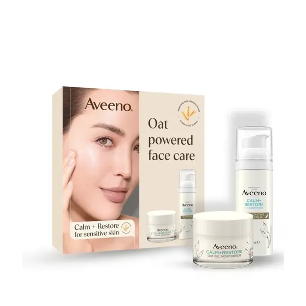 Aveeno Calm+Restore pro suchou a citlivou pokožku dárková sada 2 ks