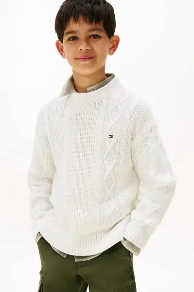 Dětský bavlněný svetr Tommy Hilfiger
