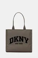 Kabelka Dkny HADLEE LOGOARCH zelená barva, R51AGJ50