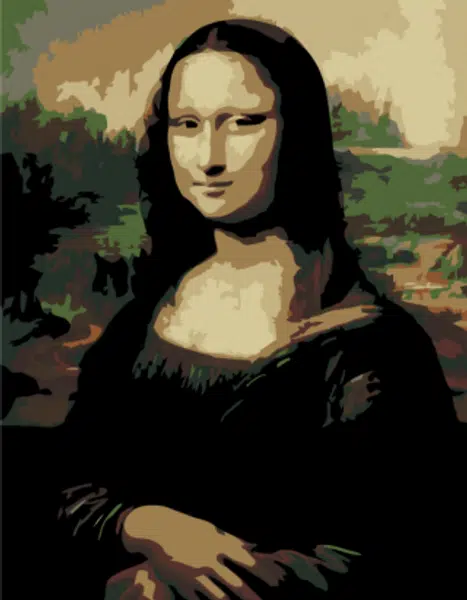 Malování podle čísel – 103 Mona Lisa