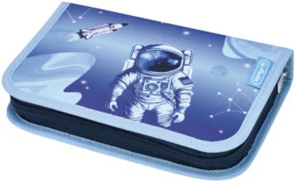 Herlitz - Penál plný kosmonaut 2 chlopně
