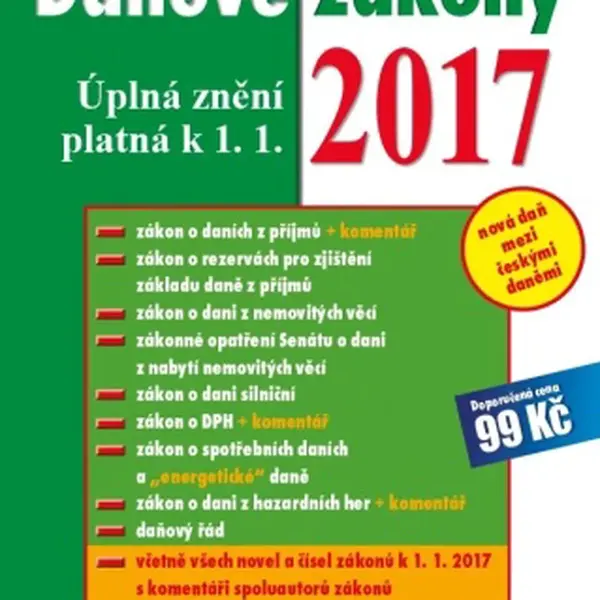 Daňové zákony 2017 - Hana Marková - e-kniha