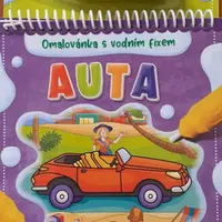 Auta - Omalovánka s vodním fixem - Wierzchowska Barbara