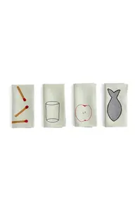 Sada ubrousků HAY Sobremesa 45 x 45 cm 4-pack