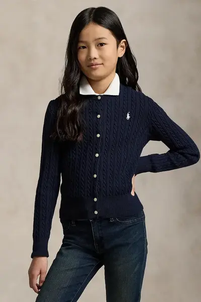 Detský bavlnený kardigan Polo Ralph Lauren