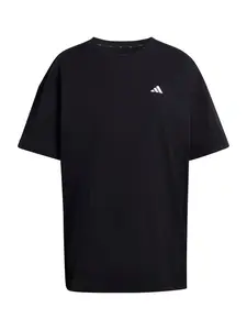 ADIDAS PERFORMANCE Funkčné tričko 'Essentials'  čierna / biela