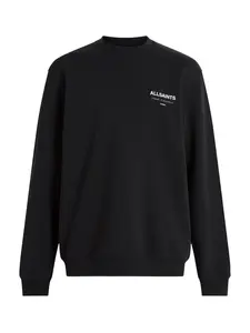 AllSaints Mikina  čierna / biela