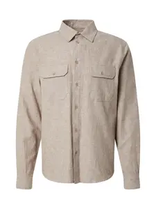 DAN FOX APPAREL Košeľa 'Enrico'  mokka