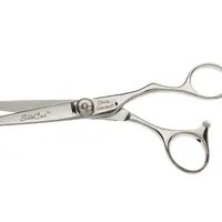 Kadeřnické nůžky Olivia Garden SilkCut Shear 5,75" - stříbrné (5.75) + dárek zdarma