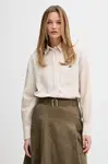 Lacoste košile dámská se lnem
