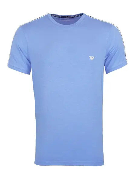 Emporio Armani Tričko  svetlomodrá / biela