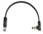 Rockboard Flat Power Cable Black 15 cm / 59 angled/straight