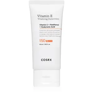 Cosrx Vitamin E Vitalizing Sunscreen​ opalovací krém na obličej proti příznakům stárnutí SPF 50+ 50 ml