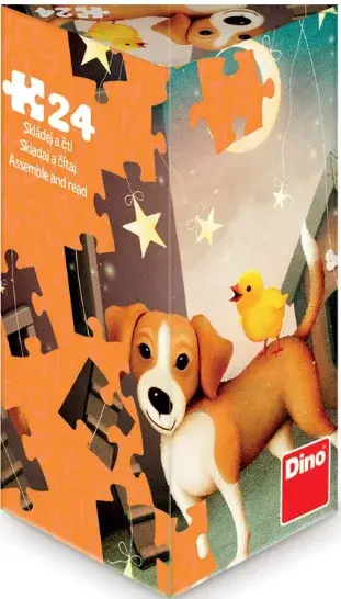 Puzzle Ztracené kuřátko 24 dílků (poškozená)