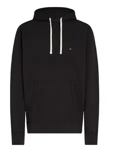 TOMMY HILFIGER Mikina 'Essential'  čierna / biela