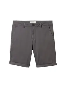 TOM TAILOR Chino nohavice  čadičová