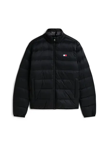 Tommy Jeans Prechodná bunda  čierna